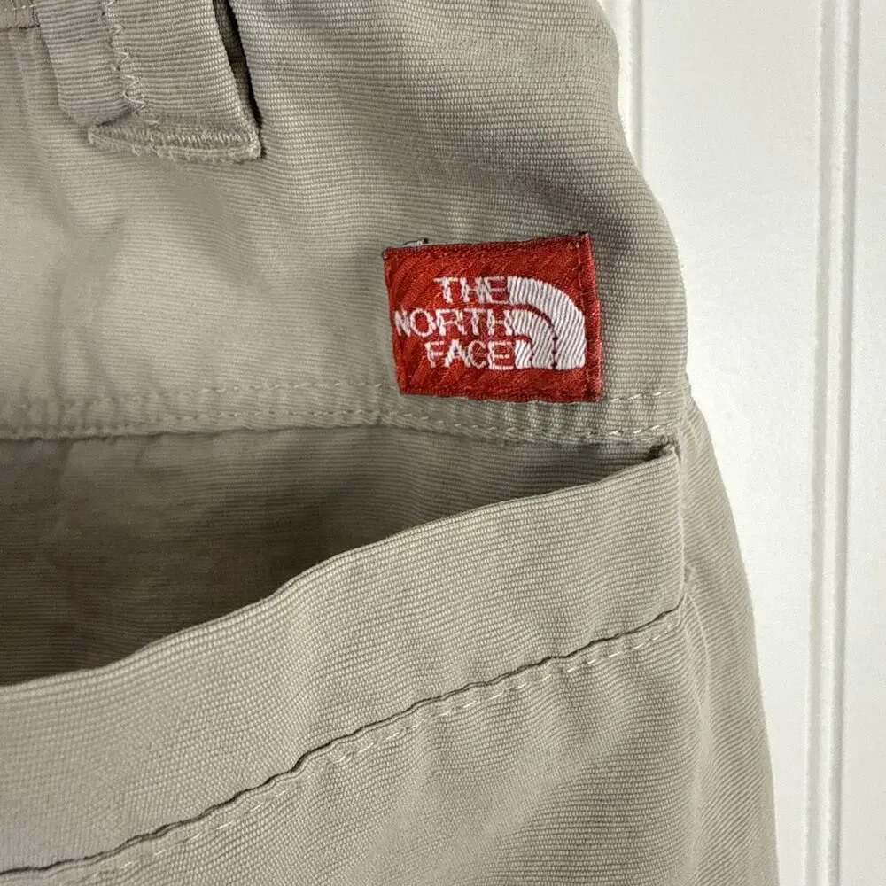 North Face Pants Mens 40 Tan Khaki Chino straight leg Hiking Outdoors Fishing